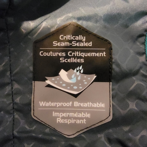 COLUMBIA Womans Powderhouse Jacket Emerald Size XS - Picture 12 of 16